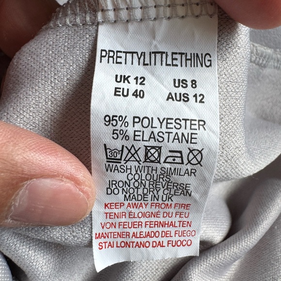 Pretty little Thing Lilac Dress 12 - Picture 7 of 8